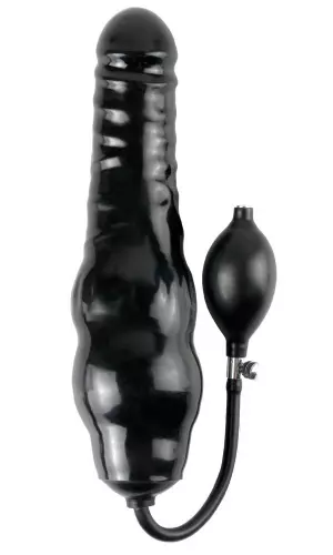 Inflatable Dildo 20 x 6.5 cm Black – 1/3