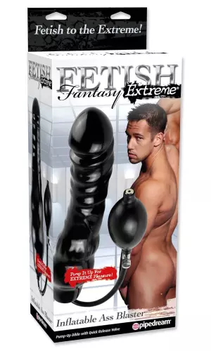Inflatable Dildo 20 x 6.5 cm Black – 3/3