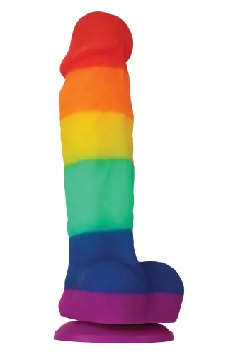 Regenbogen Dildo 13 x 3,5 cm – 1/7