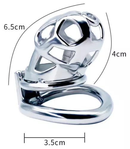 Metall-Keuschheitskäfig Bekar 6.5 x 3.2cm – 6/7