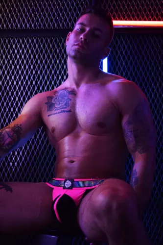 Jockstrap REFLECTOR NEON Rosa – 10/11