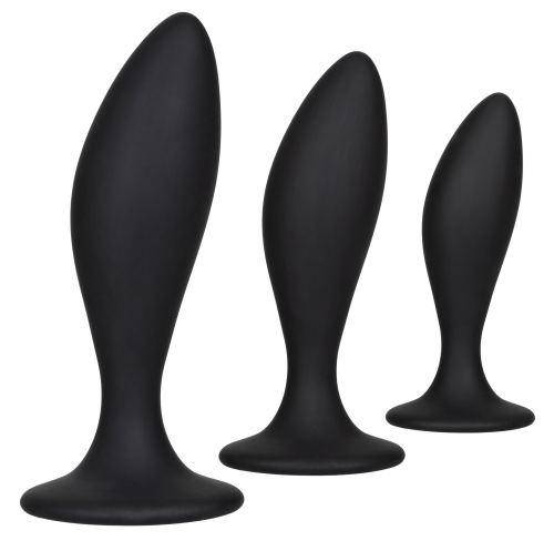 Curve Kit 3 Black Silicone Plugs Set