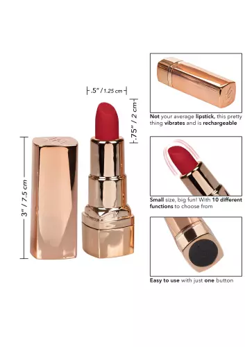 Vibro Lipstick 8cm Rood – 8/9