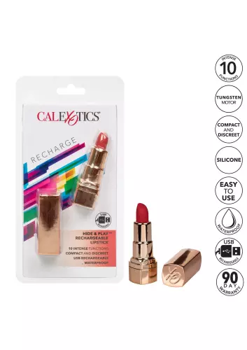 Vibro Lipstick 8cm Rood – 9/9