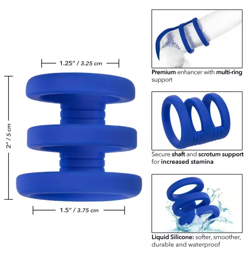 Dreifach-Cockring Triple Cock Cage Admiral 32-37mm – 4/12