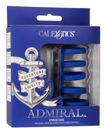 Penismanschette 5 Cockrings Xtreme Cage Admiral 9cm – 2/12