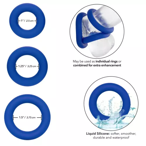 Set mit 3 Cockrings Universal Ring Admiral – 3/9
