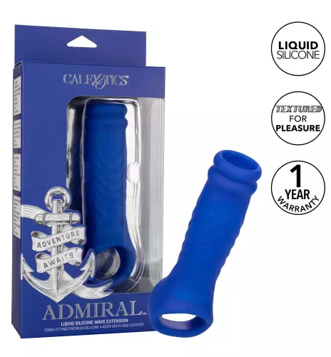 Penismanschette Wave Extension Admiral 10,5 x 4cm – 5/12