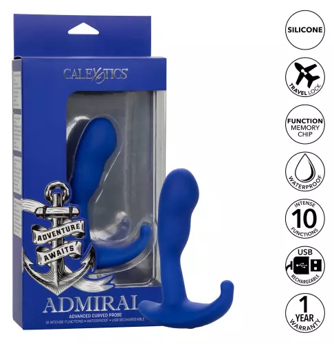 Prostatastimulator Advanced Curved Admiral 11 x 3cm – 3/10