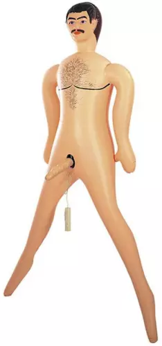 Aufblasbare Puppe Big John mit vibrierendem Dildo – 1/6