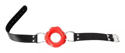 SM-Knebel LIPS Rot – 6/7