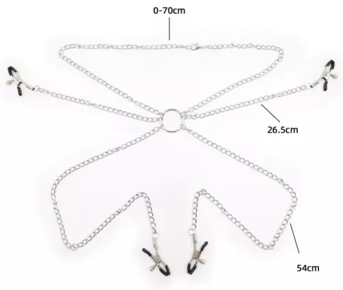 Brustwarzen- und intime Zonen-Klemmen Nipple Quattuor – 4/4