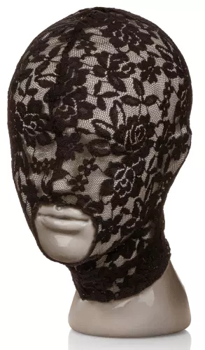 Cagoule en Dentelle Scandal Noire – 1/2