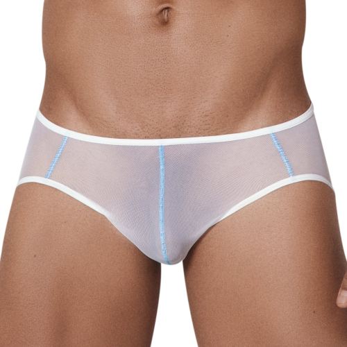 Transparante Jockstrap Hunch Wit-Blauw