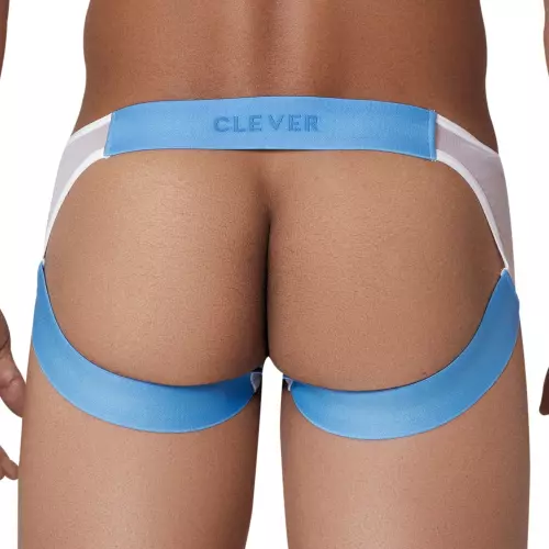 Jockstrap transparent Hunch Blanc-Bleu – 2/5