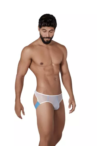 Jockstrap transparent Hunch Blanc-Bleu – 4/5