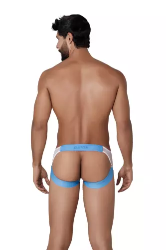 Jockstrap transparent Hunch Blanc-Bleu – 5/5