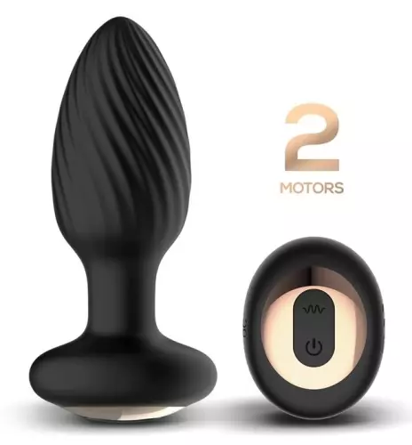 Vibrerend en roterend plug Drago 8 x 3.4cm – 5/9