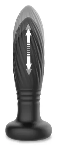 Plug vibrant à poussée Tainy 11 x 3.5cm – 4/9