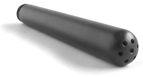 Metalcolors Stainless Steel Enema Nozzle 15 x 2cm Black