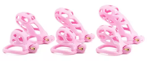 Keuschheitskäfig Robat Rosa XL 9 x 3,7cm – 3/3