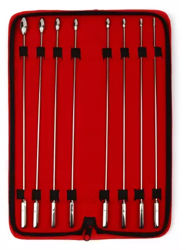 Set van 8 ureterstangen Rosund Bud 26 cm - Diameters 4 tot 12mm – 1/4