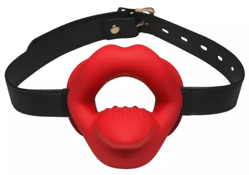 Vibrerend gag Sissy Mouth Rood – 2/4
