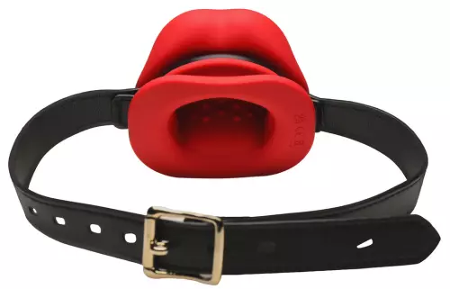 Vibrerend gag Sissy Mouth Rood – 3/4