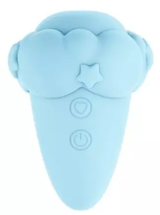 Klitoris-Stimulator Icecream Blau – 1/2