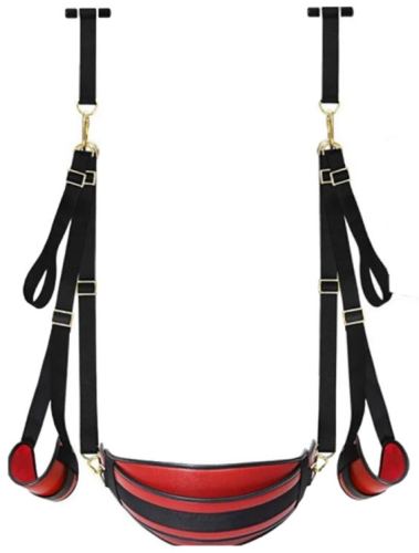 Schommel SM voor deur Swing Door Zwart-Rood