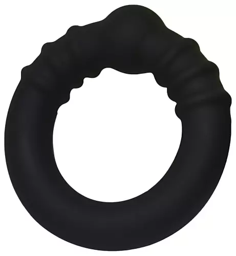 Cockring with Steel Core Ball M 35 mm Black – 4/4