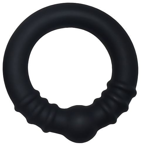 Cockring met bol Steel Core L 42 mm Zwart
