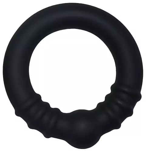Cockring avec boule Steel Core L 42 mm Noir – 1/4