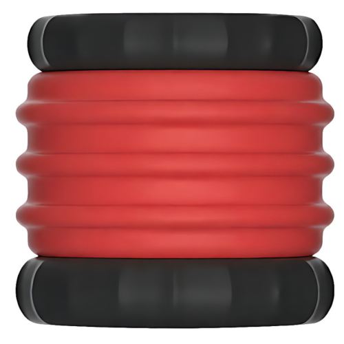 Balrekker 2 IN 1 32 mm - Hoogte 4.7 cm Zwart-Rood