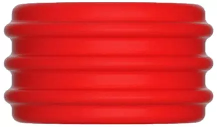 Ballstretcher 2 IN 1 32 mm - Hauteur 4.7 cm Noir-Rouge – 3/5